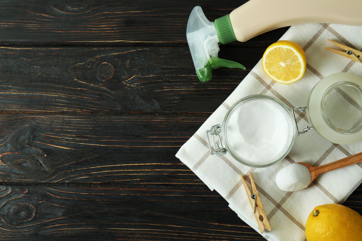 sustainable spring cleaning spread