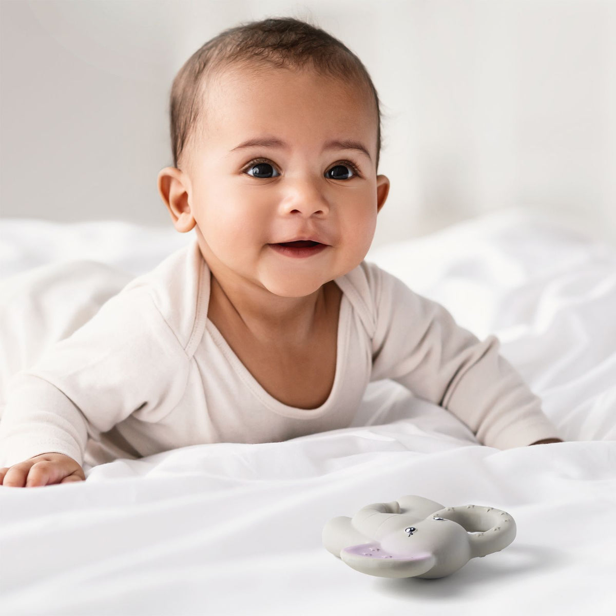 Wild & Stone Natural Rubber Baby Teether 100 Hevea Tree Rubber