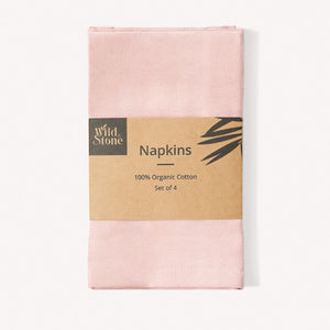 Organic Cotton Napkins - Set of 4