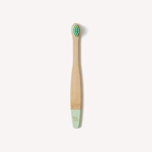 Mint Green baby bamboo toothbrush