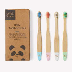 summer infant toothbrush Baby Bamboo Toothbrush | Eco Baby Toothbrush