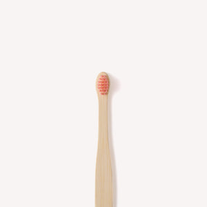 Baby Bamboo Toothbrush - Single - Baby Pink