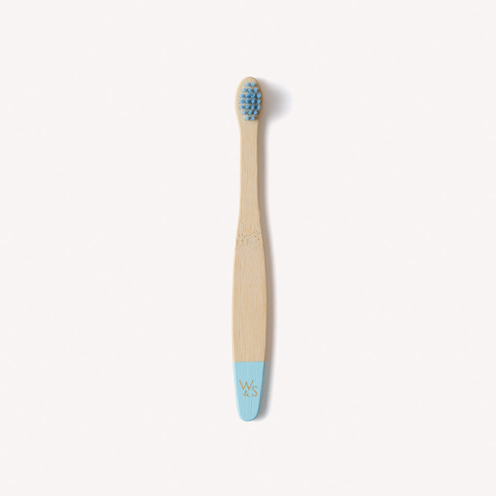 Bamboo Toothbrush Single Blue