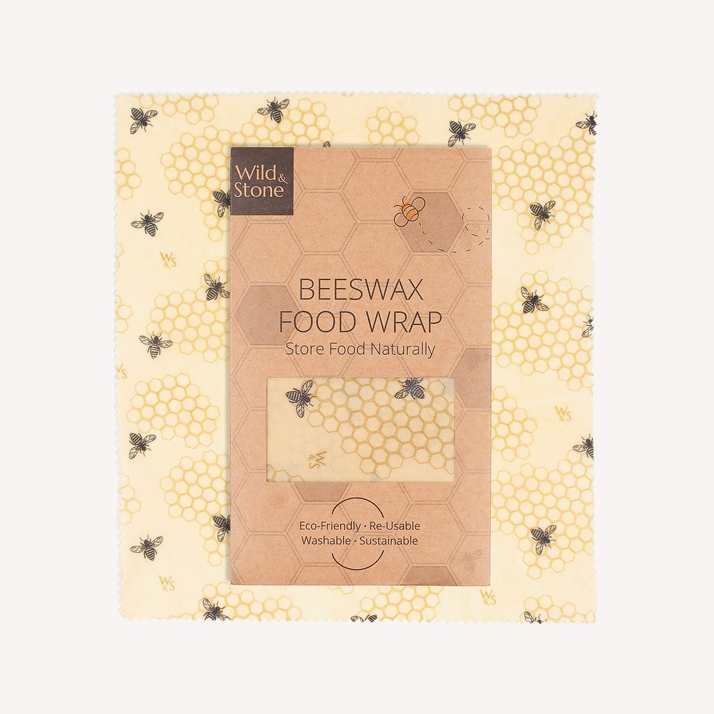 Beeswax Food Wraps - Organic & Reusable - Honeycomb - Single Trial Pack