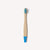 Blue children's bamboo toothbrush
