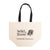 100% Organic Cotton Tote Bag - Reusable