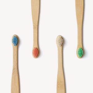 Baby Bamboo Toothbrush - 4 Pack - Extra Soft Bristles