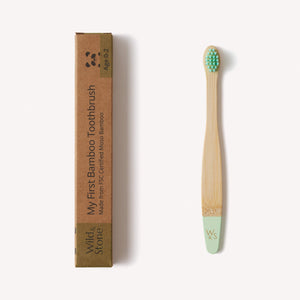 Baby Bamboo Toothbrush - Single - Mint Green