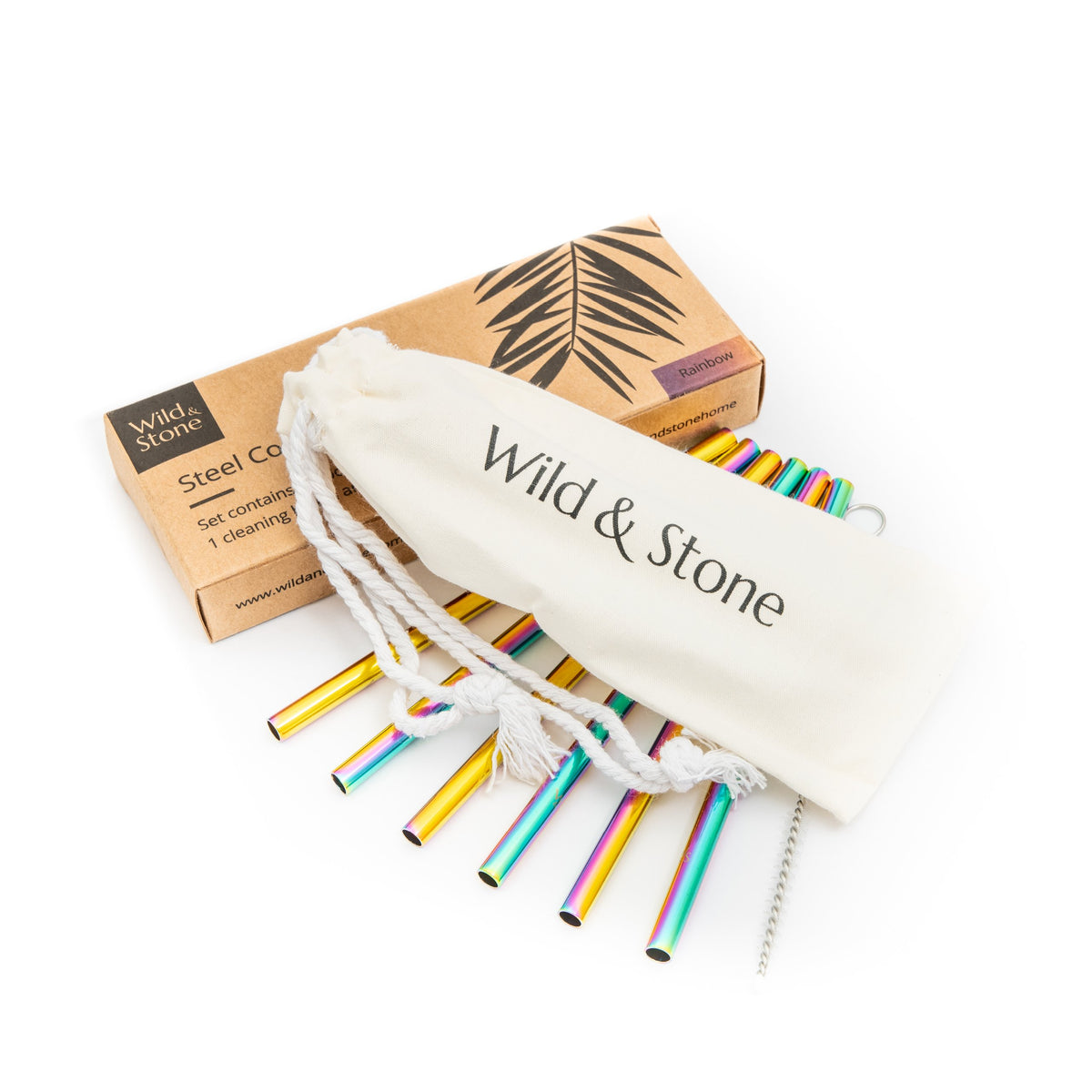 Reusable Cocktail Straws 6 Pack Wild & Stone