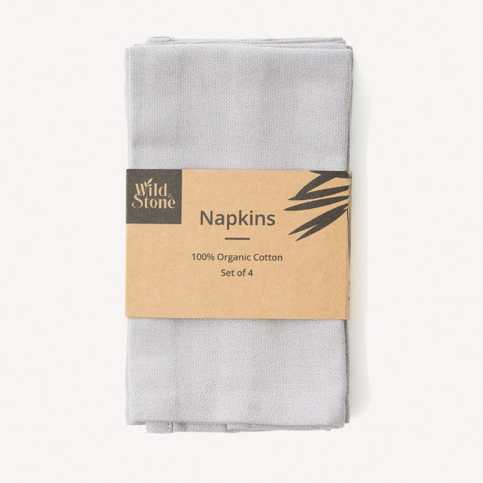 Organic Cotton Napkins Set 4