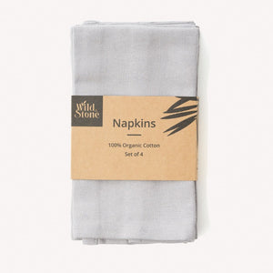 Organic Cotton Napkins - Set of 4