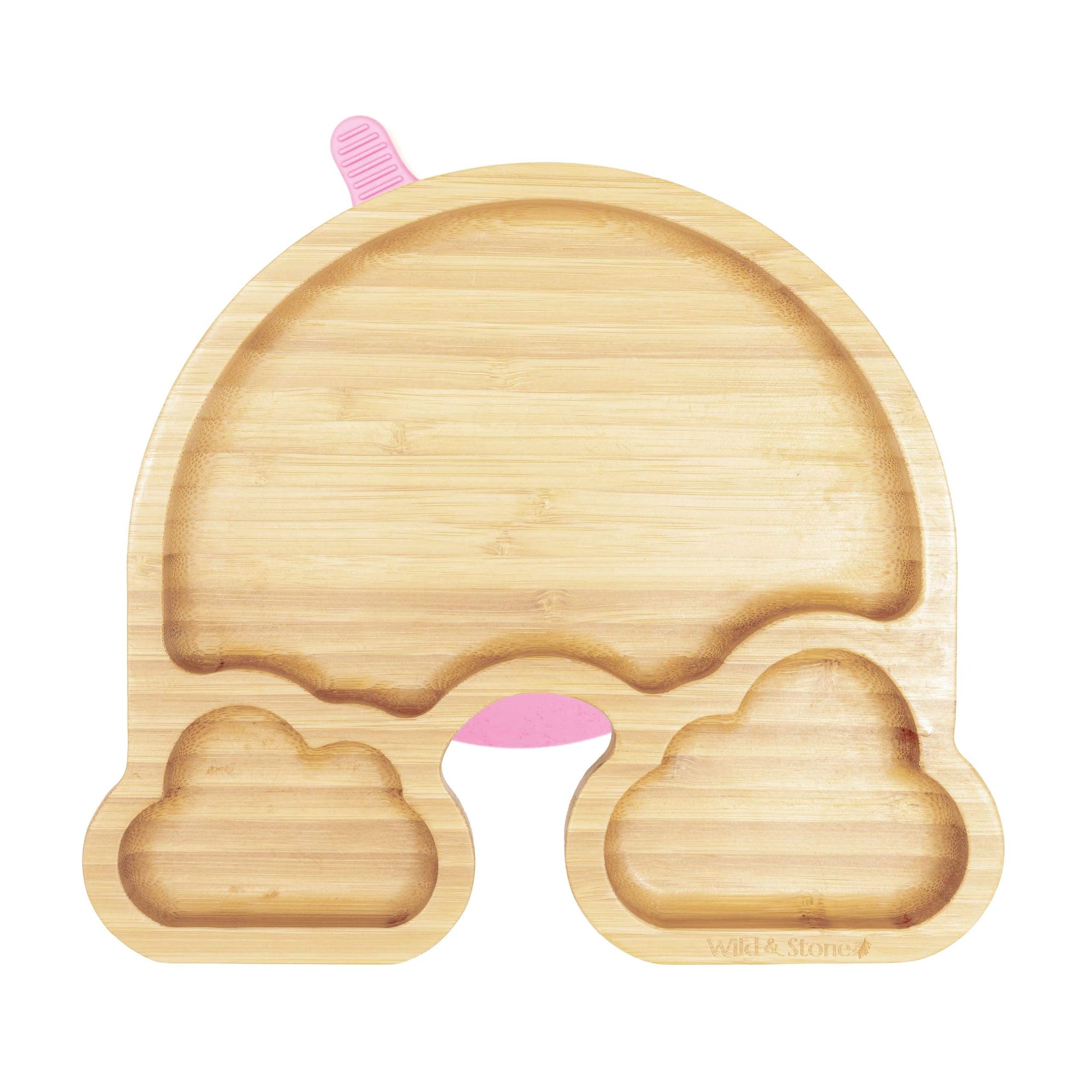 Baby Bamboo Weaning Plate Set - Over The Rainbow