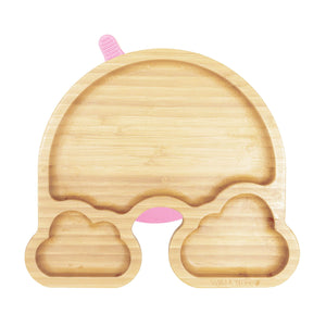 Baby Bamboo Weaning Plate Set - Over The Rainbow